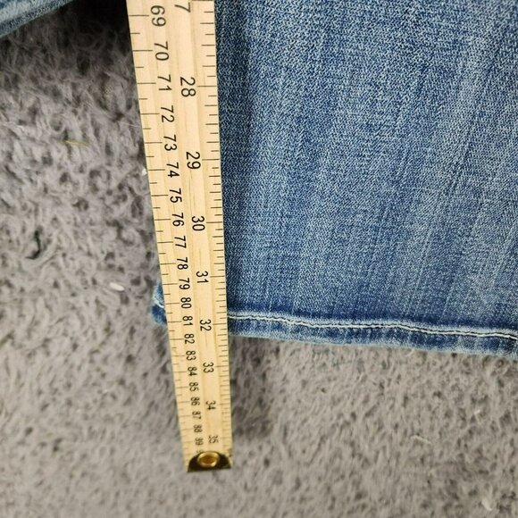 Buckle Jeans Womens 32 Tall Sabrina Medium Wash Stretch Low Rise Bootcut - Picture 6 of 12